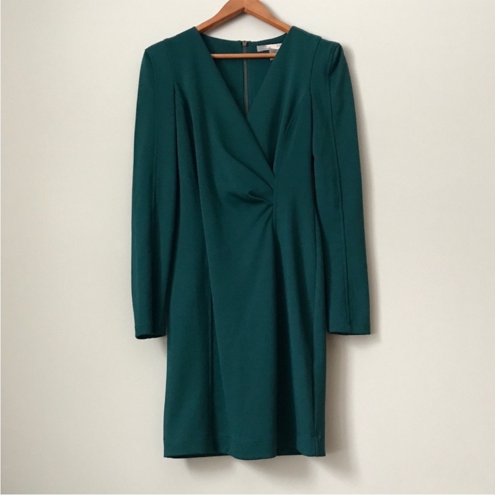 Forever 21 Teal Long Sleeve Dress